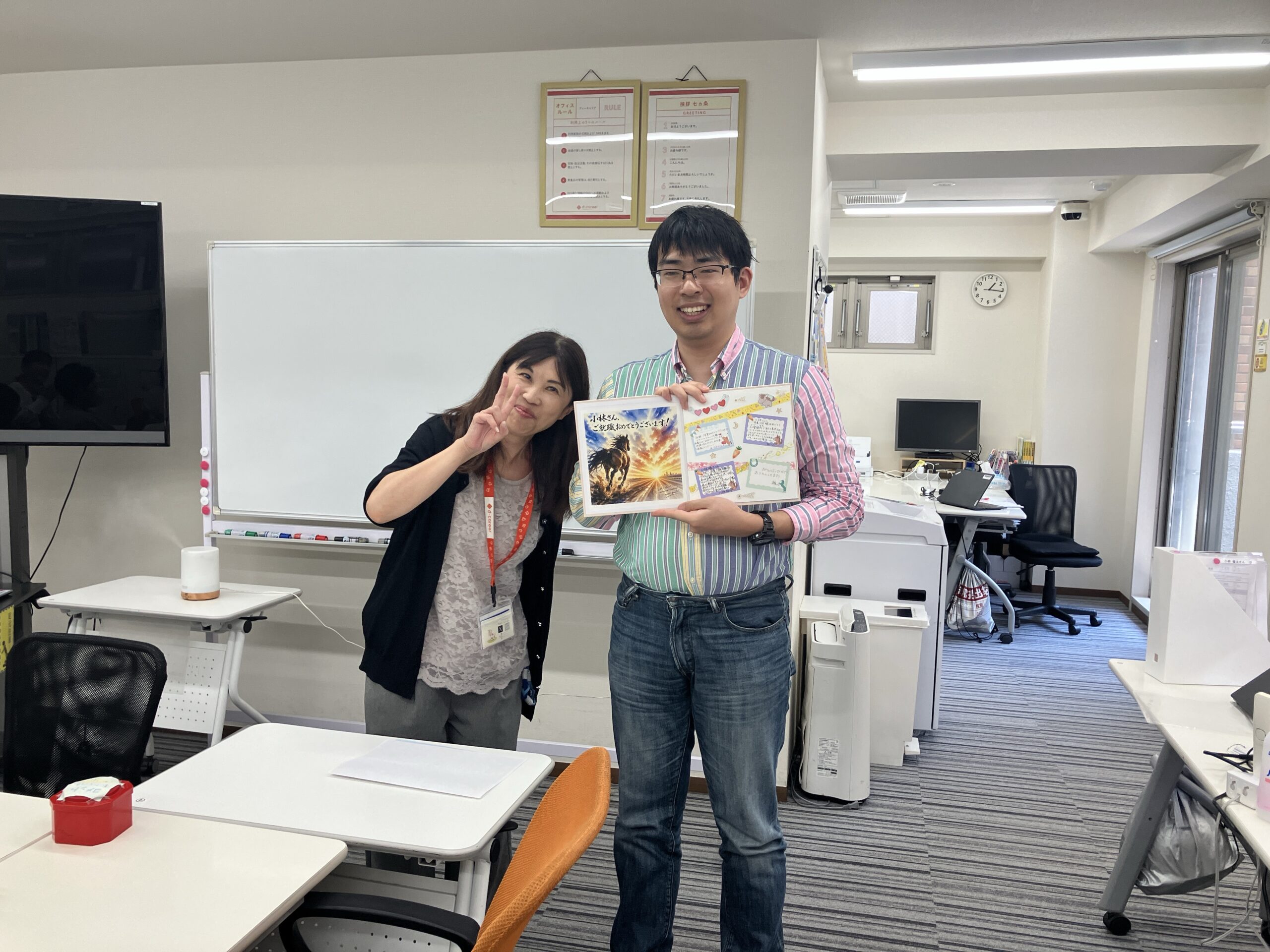 トライアル雇用で就職した卒業生を祝福！｜卒業セレモニーを開催しました